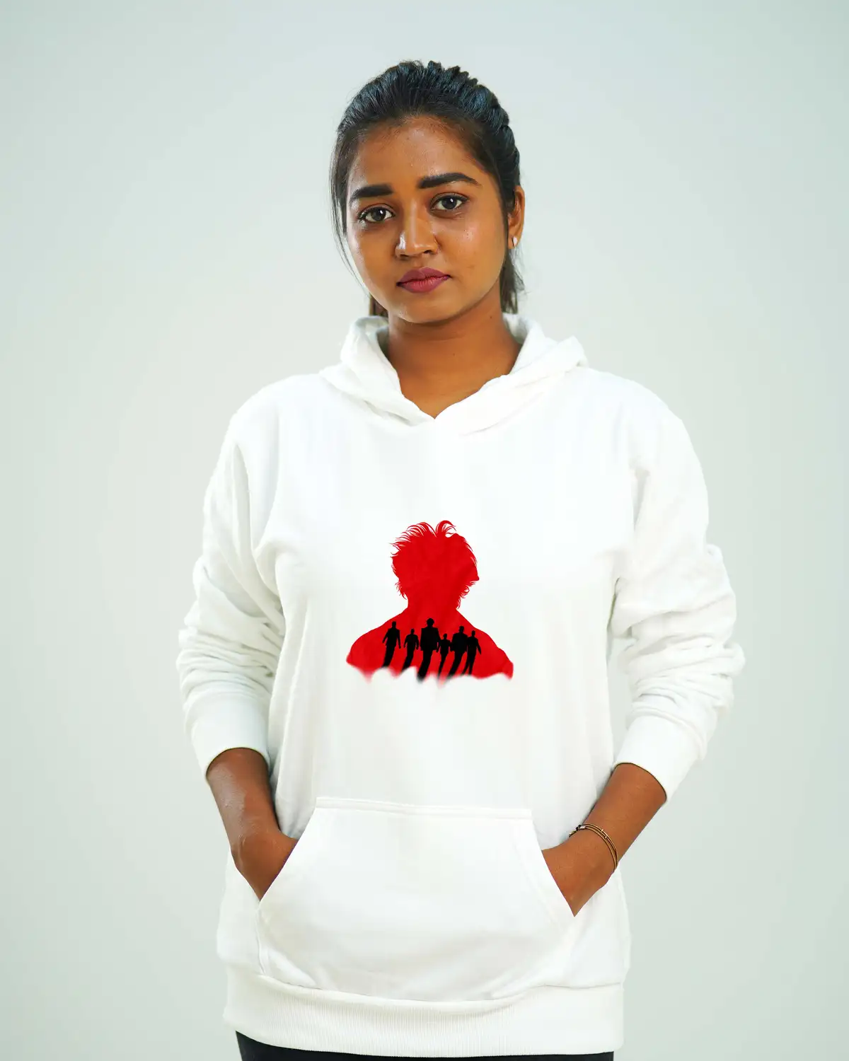 PoshemodeTees-Female-Baasha Rajini-white-Hoodie-1