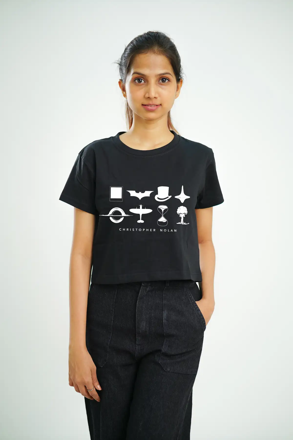 Poshemodetees-Female-ChristopherNolanFilmsLogo-Black-CropTop-1