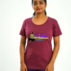Poshemodetees-Female-Enakkunevaruveengalada-Maroon-Tees-1