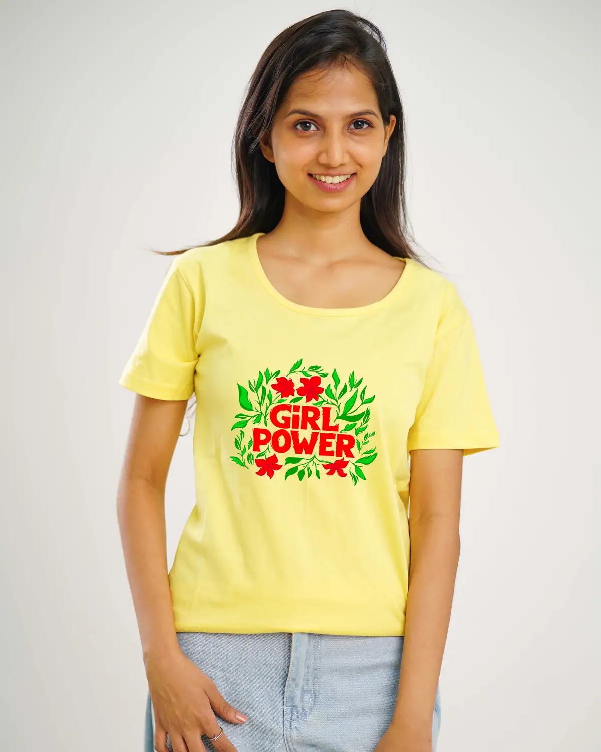 Poshemodetees-Female-Girlpower-Yellow-Tees-1