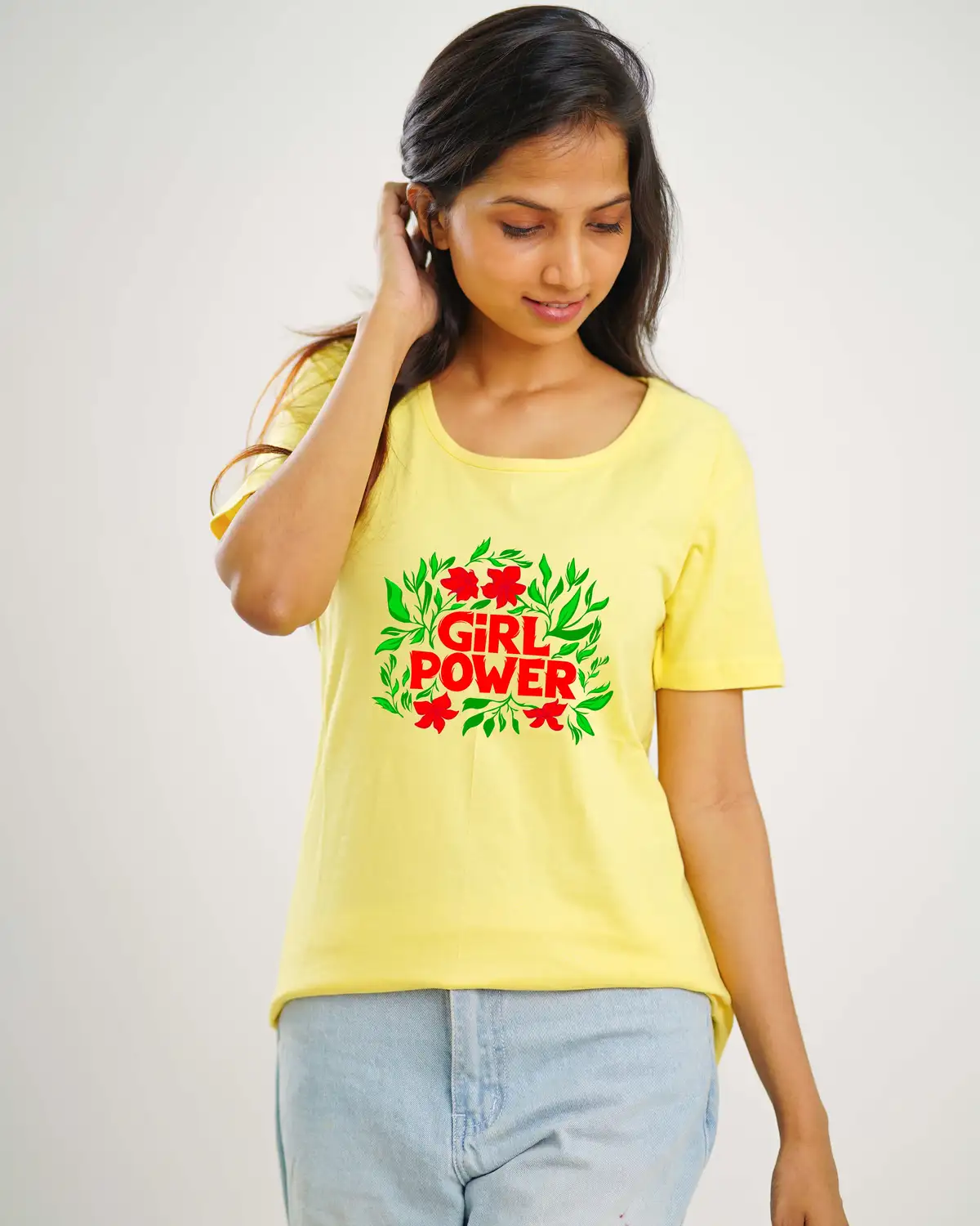 Poshemodetees-Female-Girlpower-Yellow-Tees-2