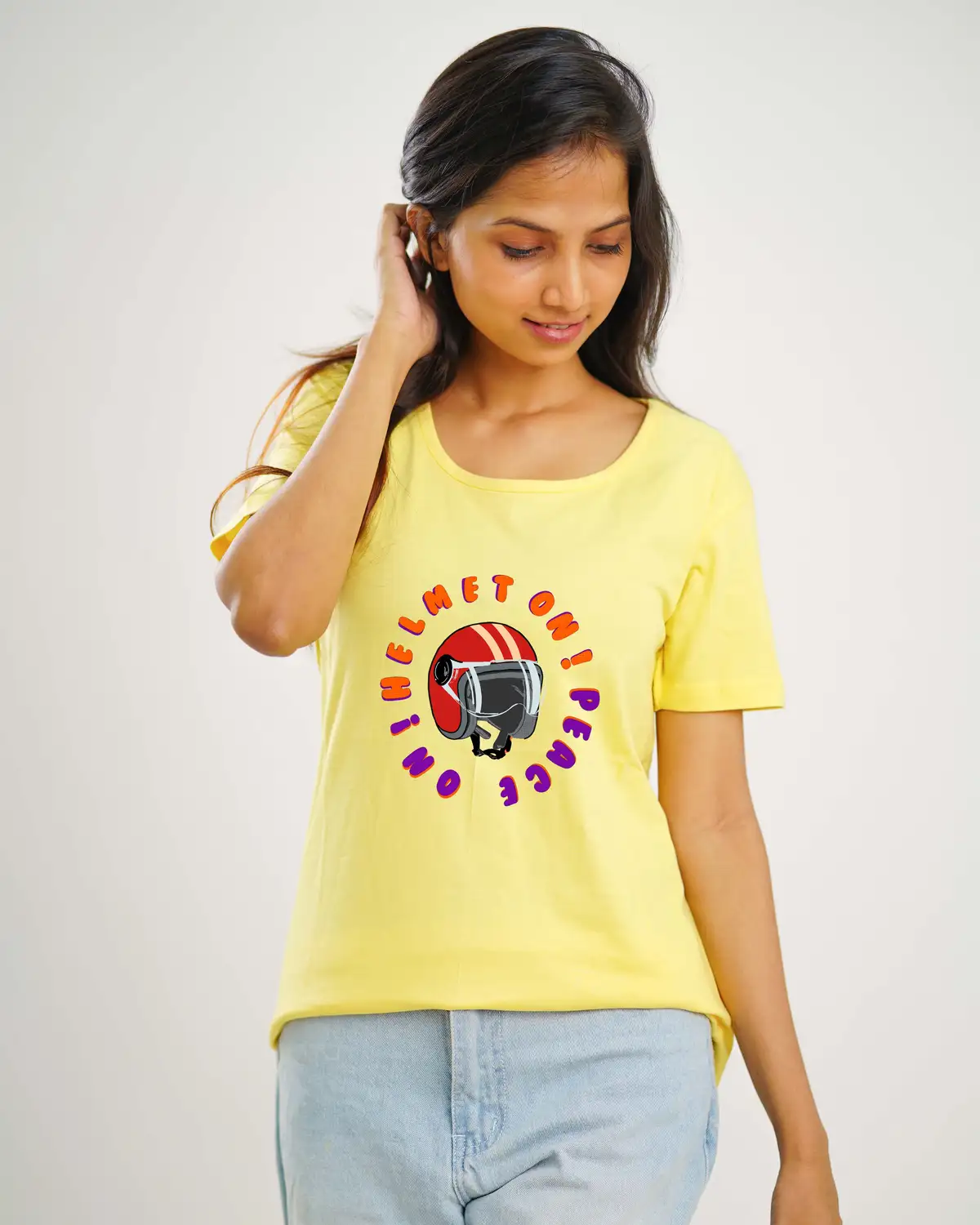 Poshemodetees-Female-Helmet-Yellow-Tees-1
