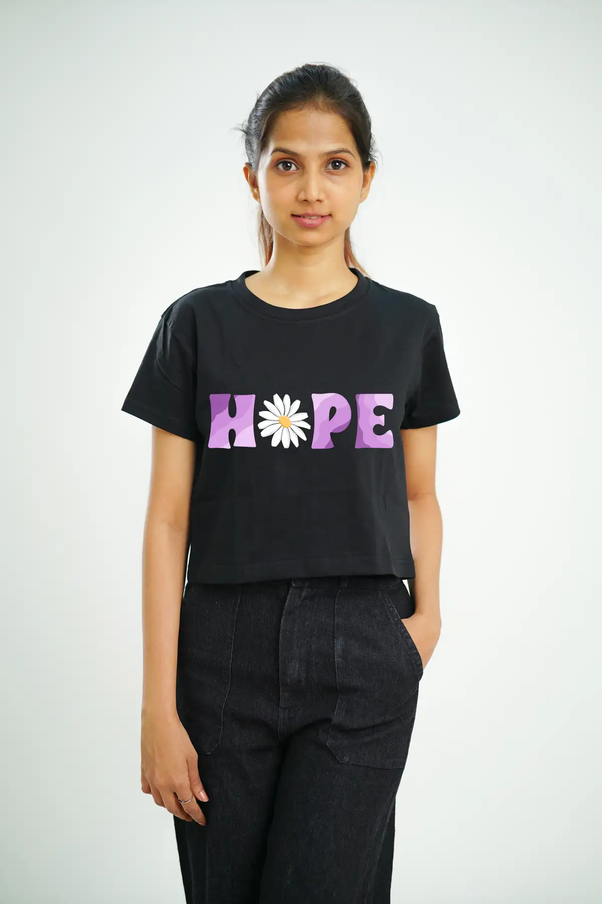 Poshemodetees-Female-Hope-Black-CropTop-1