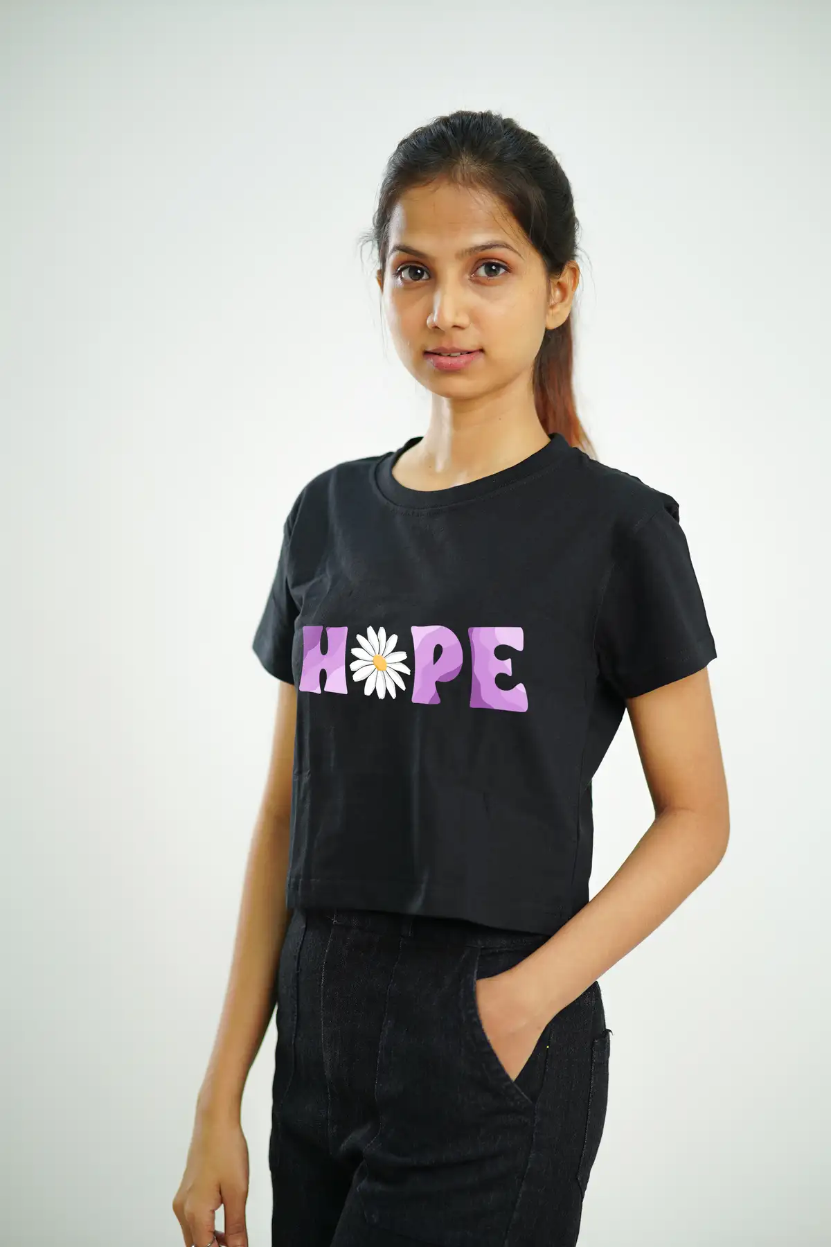 Poshemodetees-Female-Hope-Black-CropTop-2