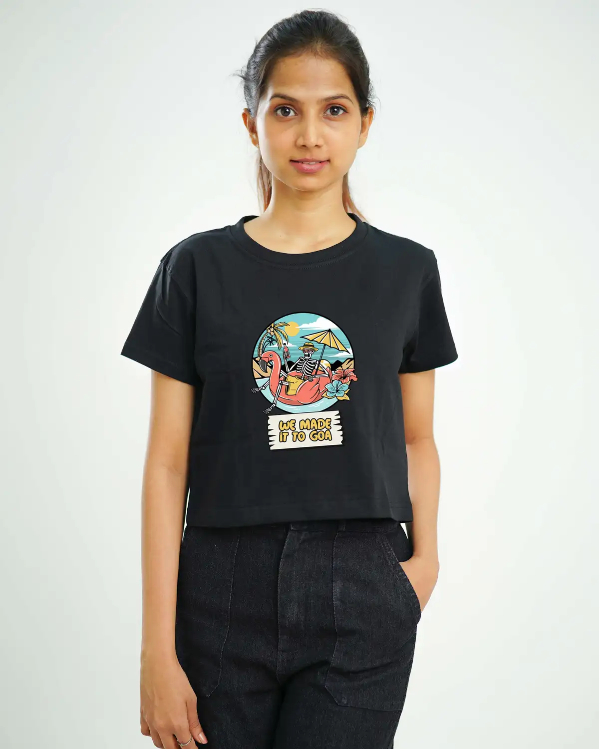 Poshemodetees-Female-WemadeitGoa-Black-CropTop-1