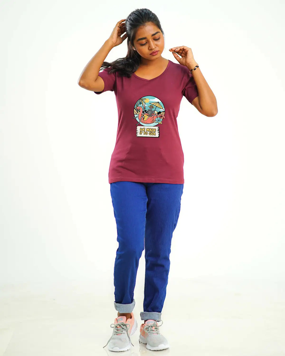 Poshemodetees-Female-WemadeitGoa-Maroon-Tees-1