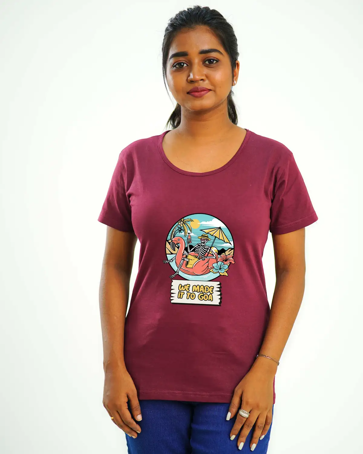 Poshemodetees-Female-WemadeitGoa-Maroon-Tees-2