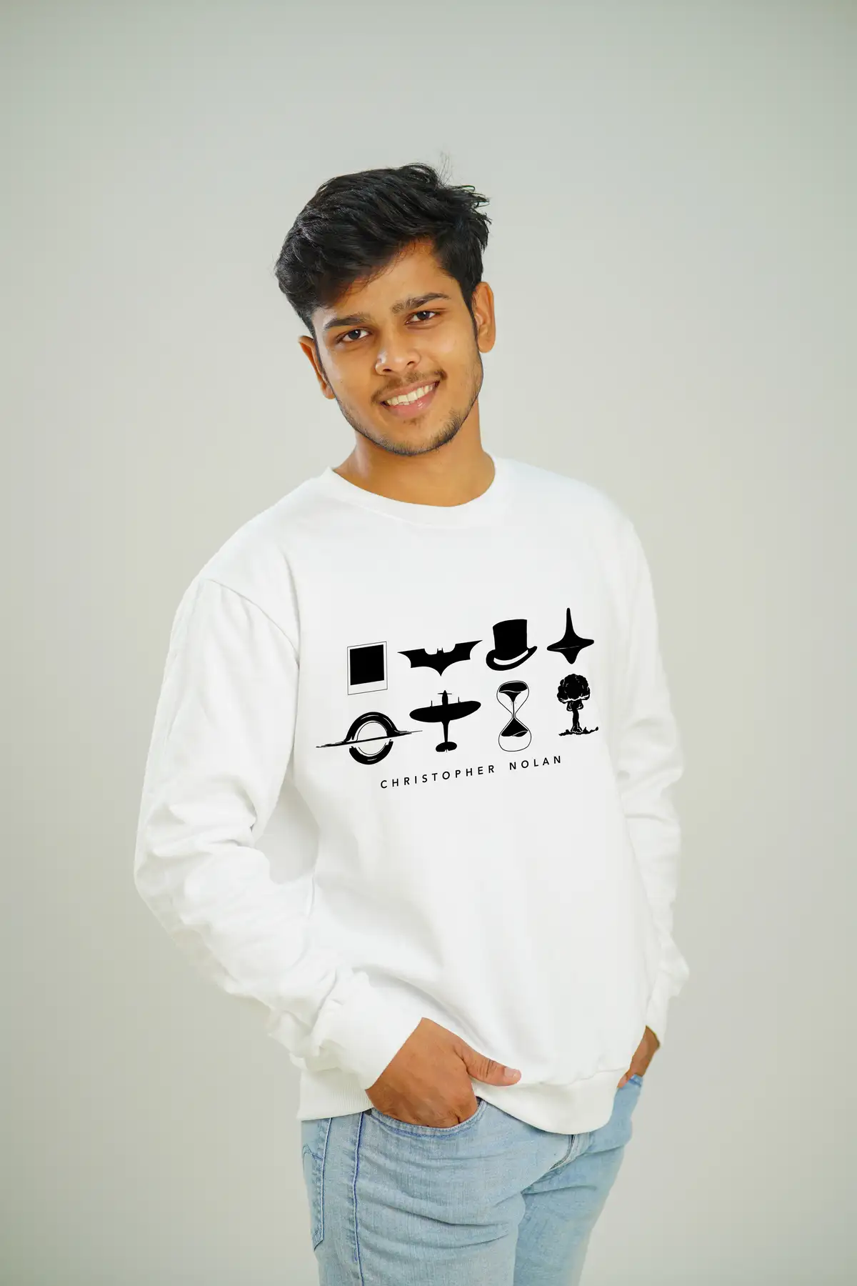 Poshemodetees-Male-ChristopherNolanFilmsLogo-White-Sweatshirt-2
