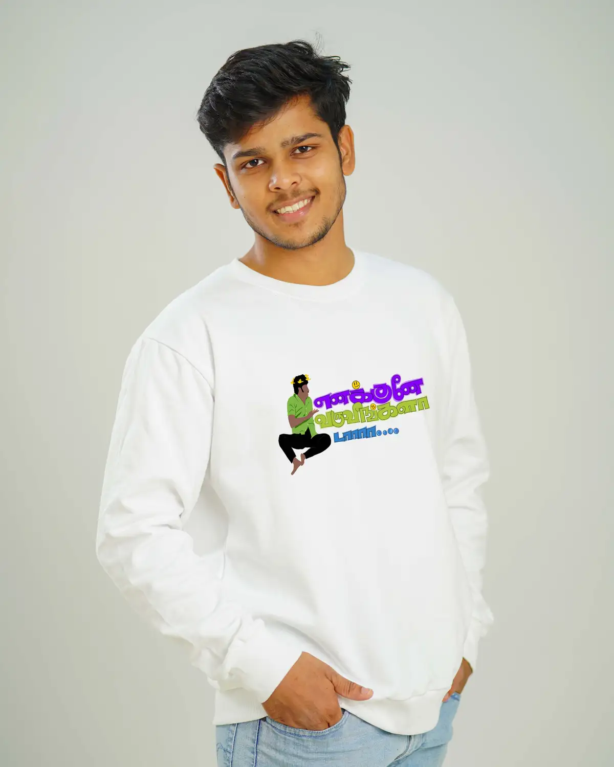 Poshemodetees-Male-Enakkunevaruveengalada-White-Sweatshirt-2