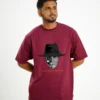 Poshemodetees-Male-OppenheimerNo CG-Maroon-Oversized-1