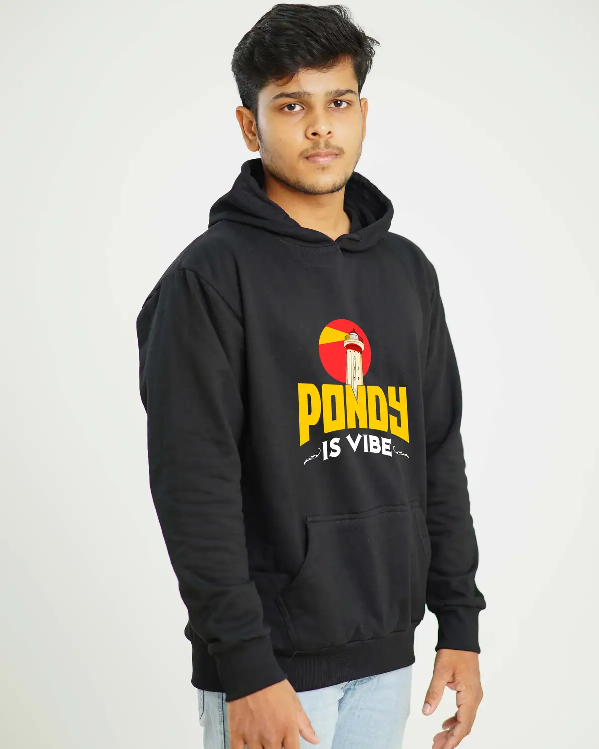 Poshemodetees-Male-PondyIsVibe-Black-Hoodie-2