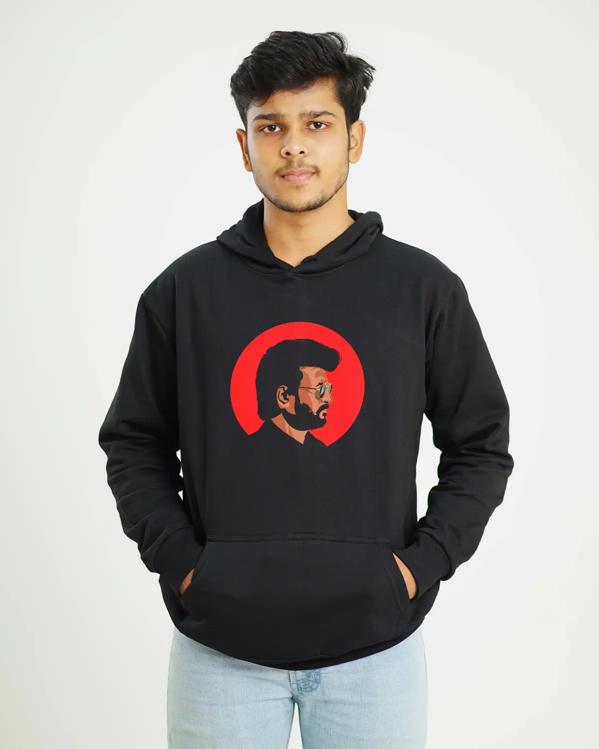 Poshemodetees-Male-RajniDarbar-Black-Hoodie-1