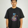 Poshemodetees-Male-ThalaDhoni1-Black-Oversized-1