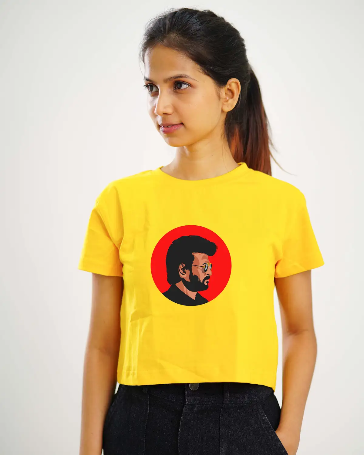 Poshemodetees-Female-RajniDarbar-Yellow-Croptop-2