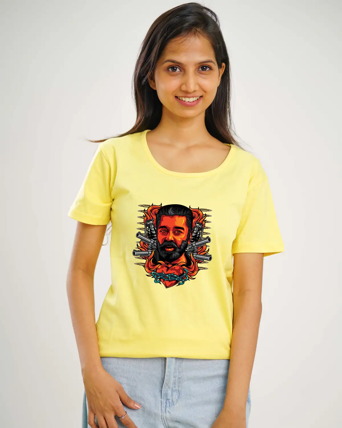 Poshemodetees-Female-VikramKamal-Yellow-Tees-2