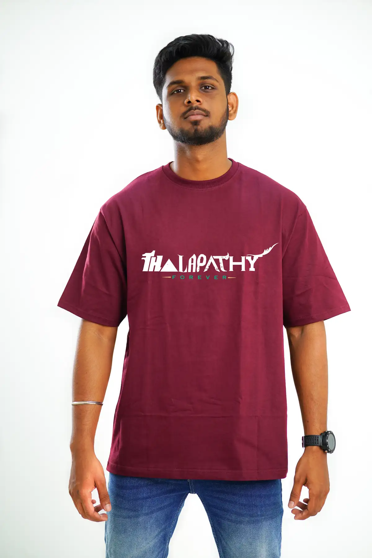 Poshemodetees-Male-ThalapthyTitle-Maroon-Oversized-1