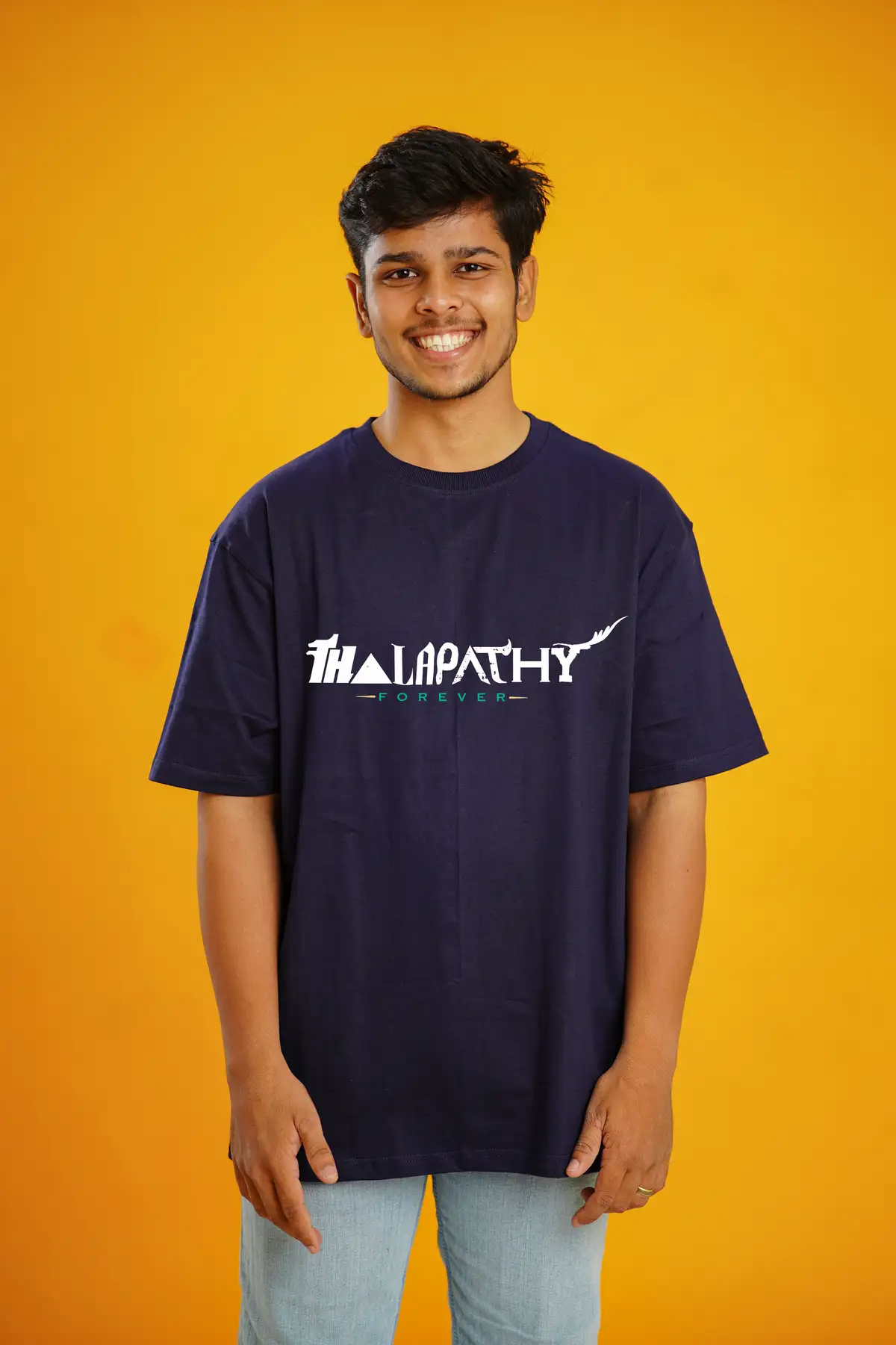 Poshemodetees-Male-ThalapthyTitle-NavyBlue-Oversized-1