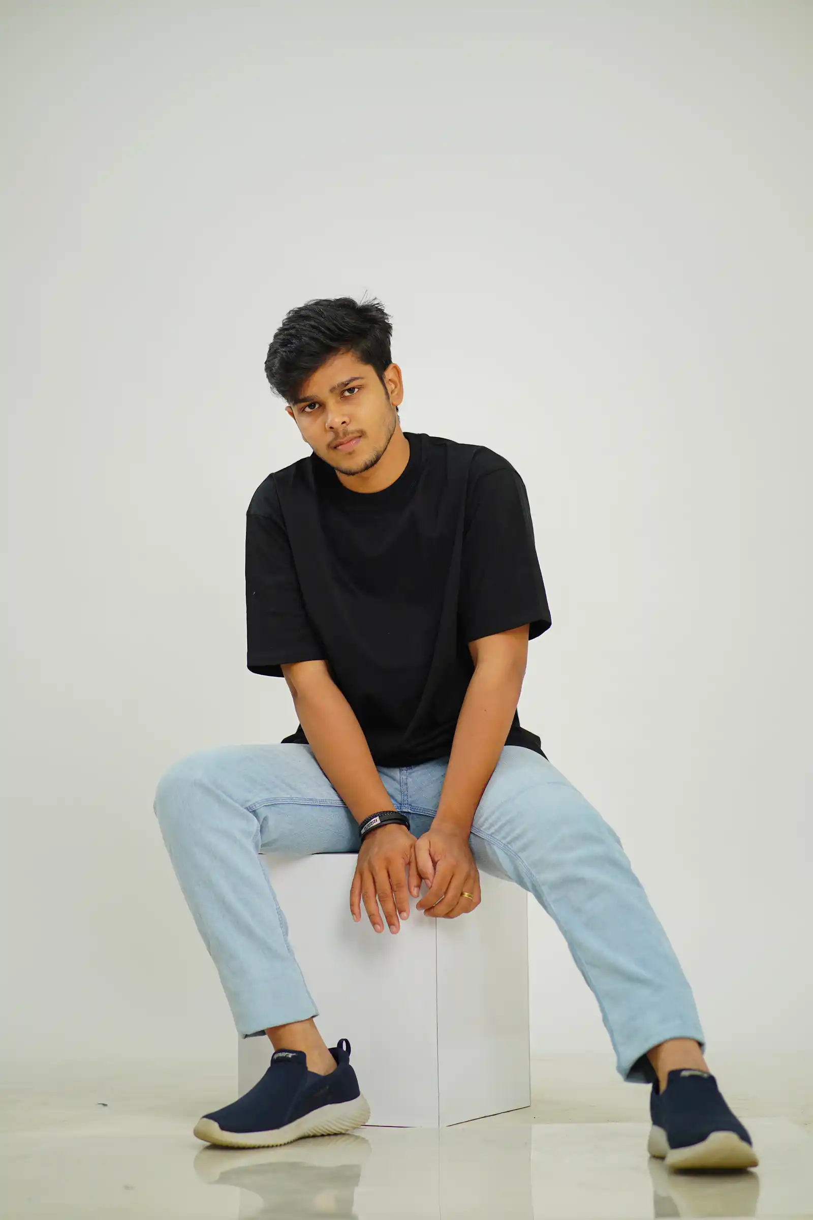 PoshemodeTees-Female-Solids-Black-Oversizedtshirts (2)