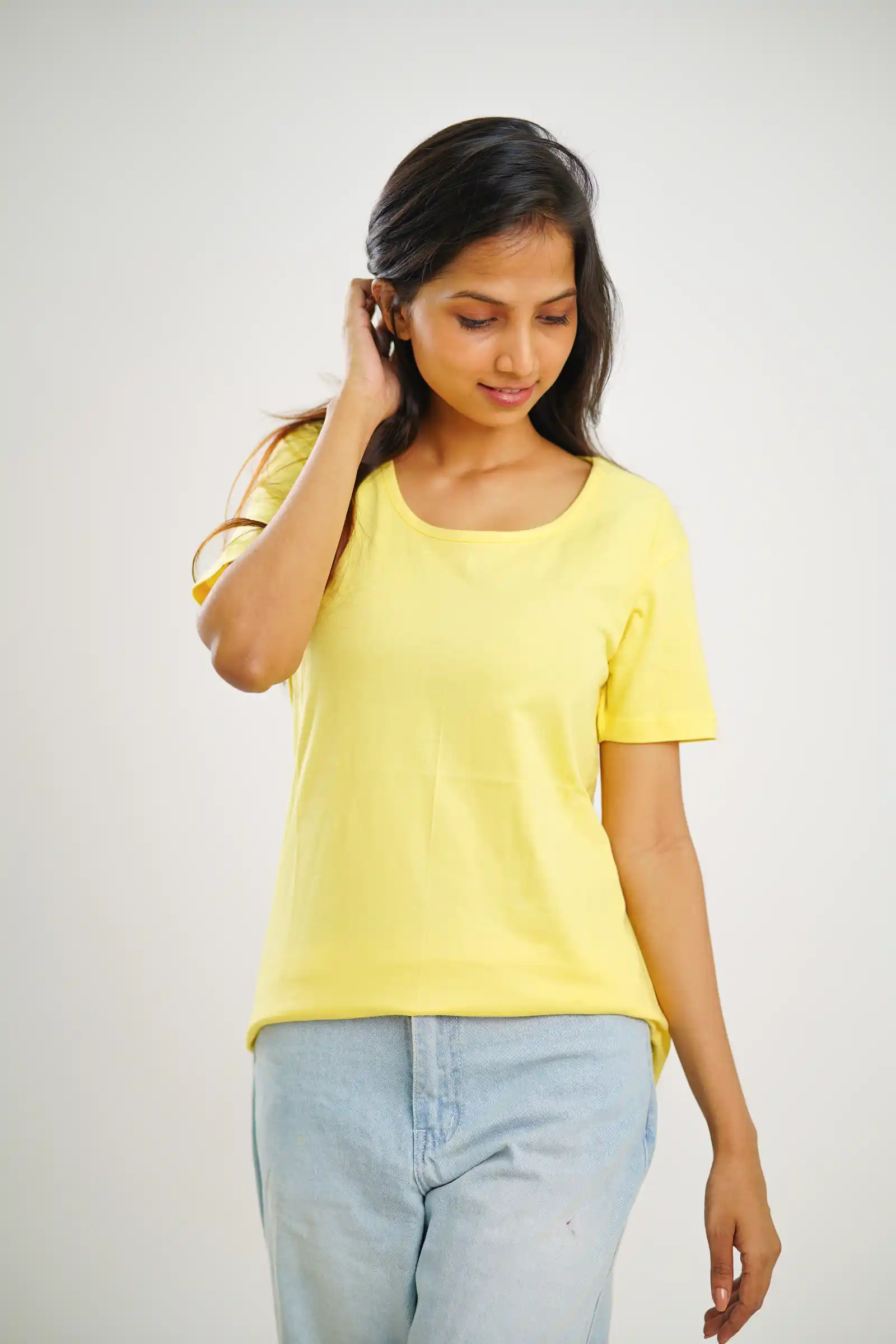 PoshemodeTees-Female-Solids-Yellow-Tees (2)