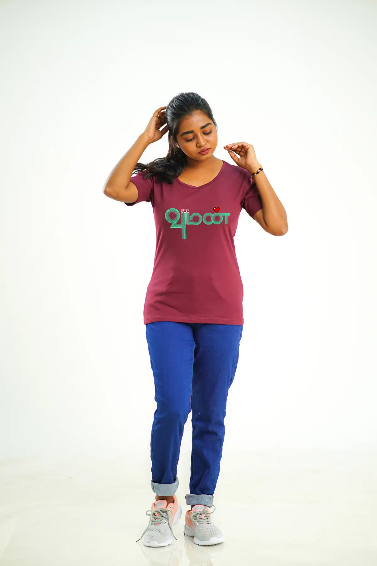 Poshemodetees-Female-TheWoman-Maroon-Tees-1