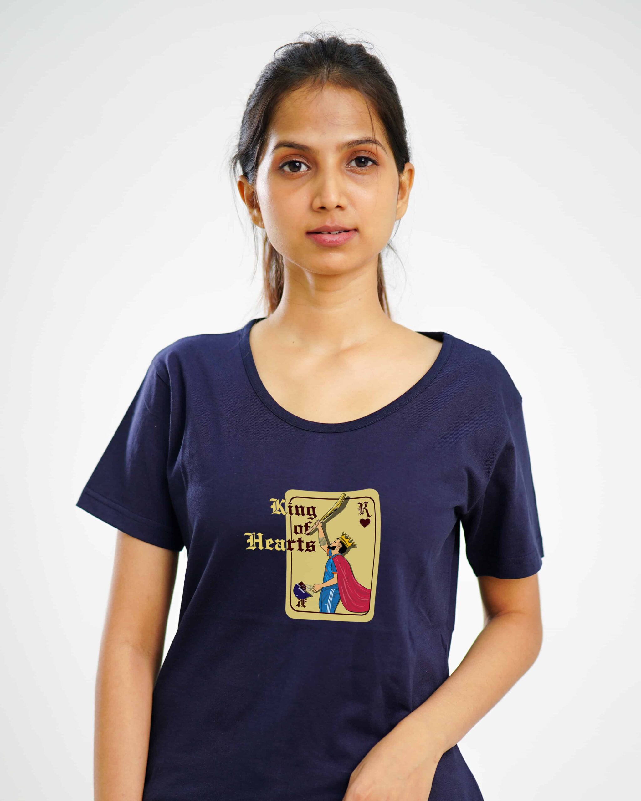 king kholi FEMALE navy blue TSHIRT 2