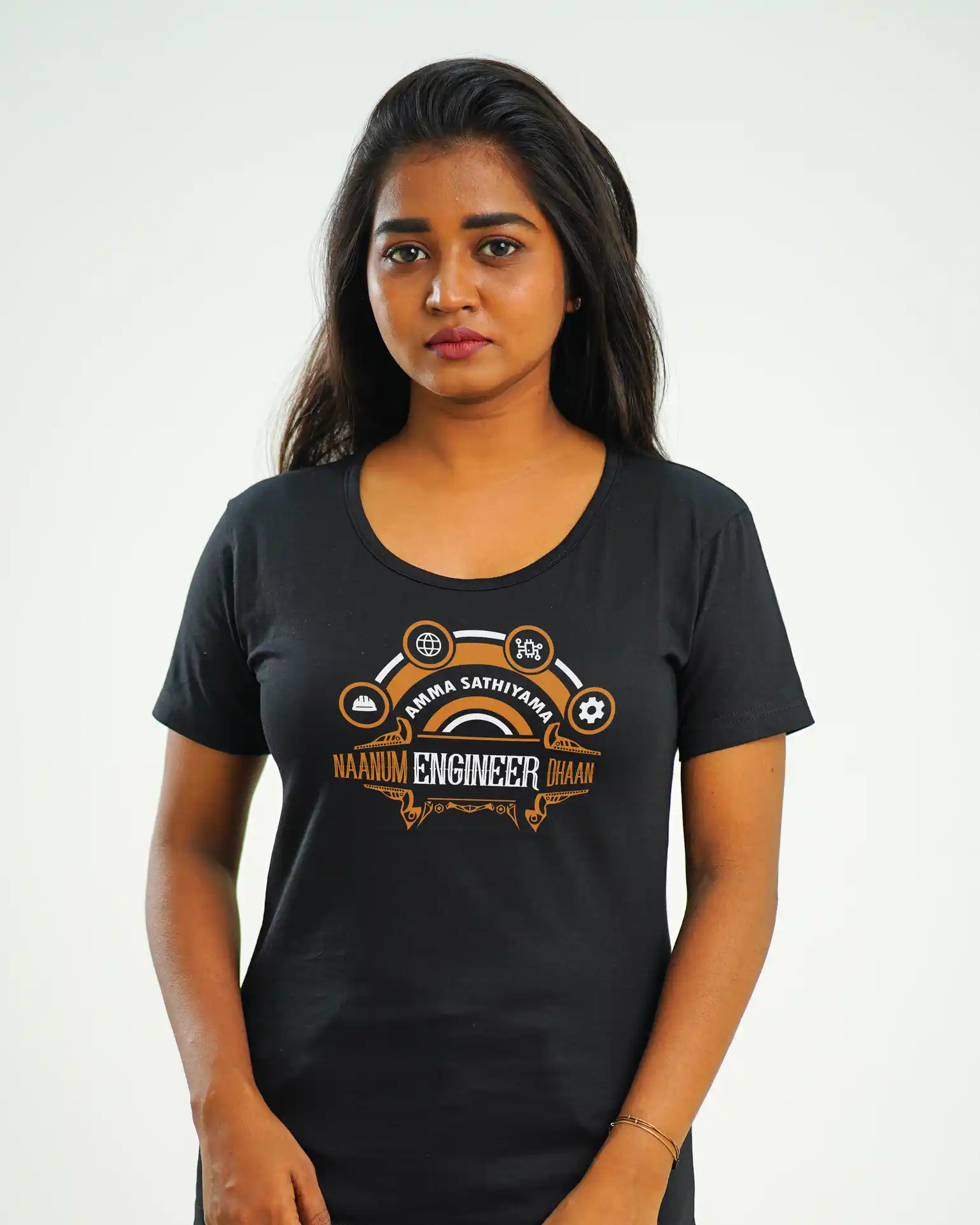 nanum engineer dhan FEMALE BLACK TSHIRT 2