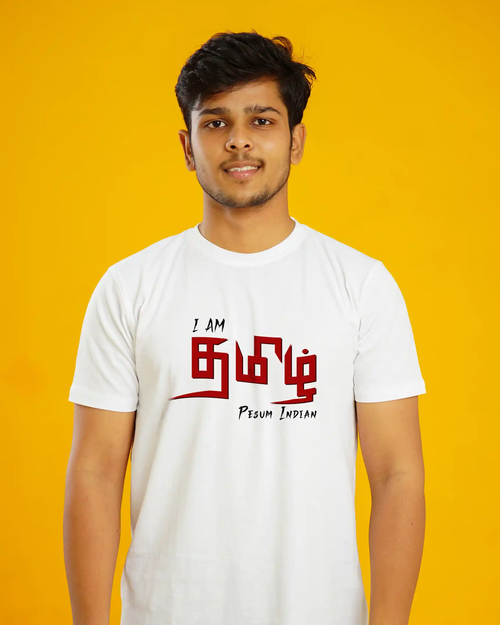 tamil pesum indian white TEES1